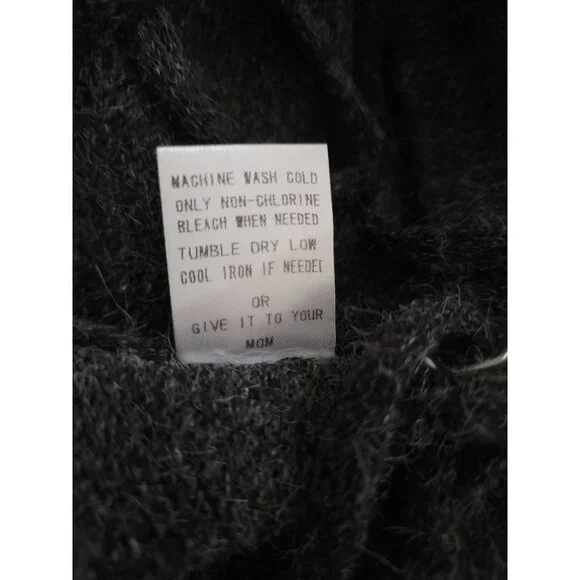 Emory Park Women's Knit Sweater Stretch Wide Leg Jumpsuit Gray Sz S - Picture 7 of 8